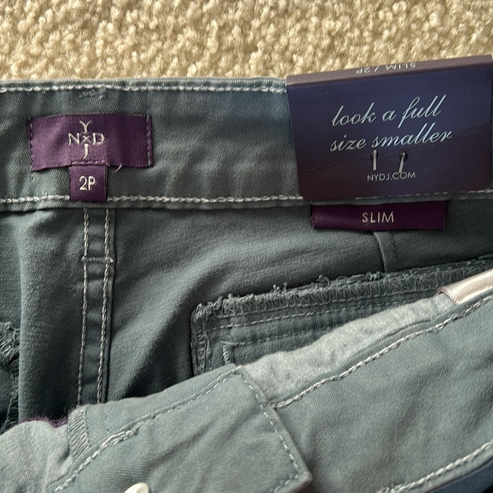 NWT NYDJ Samantha Utility Pants 2P - Picture 6 of 16